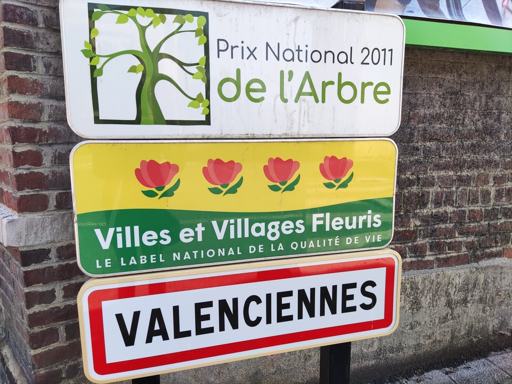Panneau Valenciennes côté Anzin