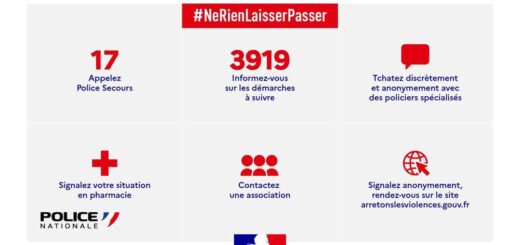 #NeRienLaisserPasser visuel de la police nationale